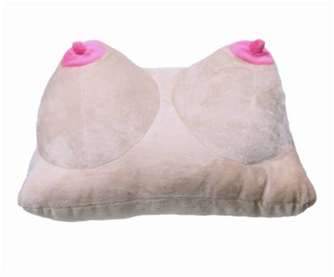 boob pillow plush breast pillow funny t t for him etsy