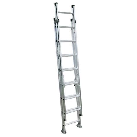 Werner 16 Ft Aluminum Extension Ladder 16 Ft Reach Height With 300