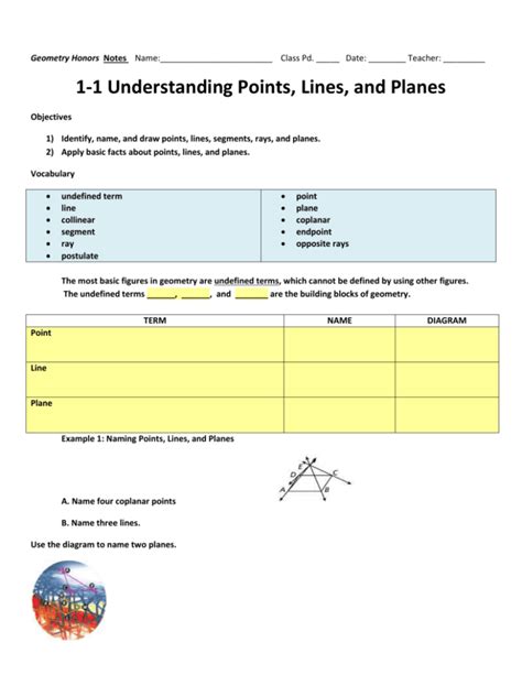 1 1 Understanding Points Lines And Planes