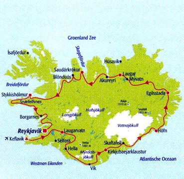 Cultuur Samenkomen Ga Werken Iceland Ring Road Map With Attractions