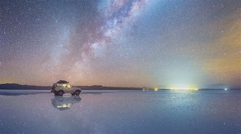Surrounded By Stars Mesmerizing Milky Way Mirrored In Bolivias Salt
