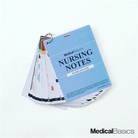 Medical Basics Nursing Notes Are Stacked On Top Of Each Other