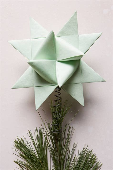 Origami Star Tree Topper Xmas Tree Toppers Christmas Tree Toppers