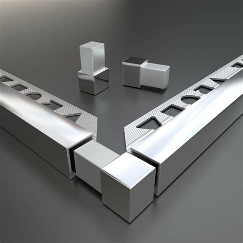 Check spelling or type a new query. Vroma Square Tile Trim Aluminium Bright/Brushed Silver ...