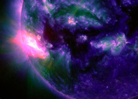 Sun Unleashes Powerful X Class Solar Flare Video Photos Space