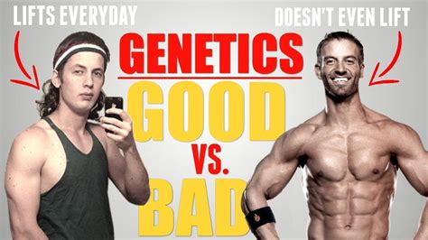 How Muscular Can You Get Naturally Good Vs Bad Genetics Youtube