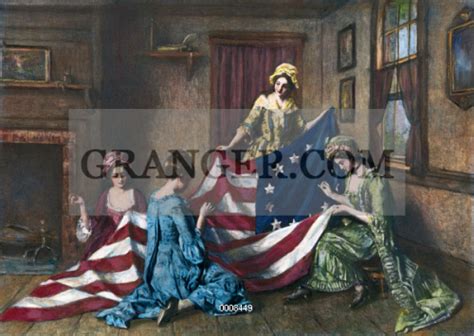 Image Of Birth Of The Flag Betsy Ross Sewing The First American Flag
