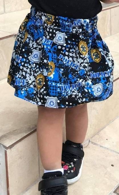 Police Skirt Police Badge Skirt Law Enforcement Outfit Thin Etsy