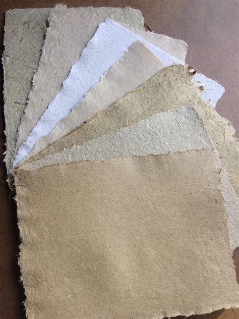 Plant Fiber Paper 85x11 In Handmade Paper Raw Plant Paper Rustic
