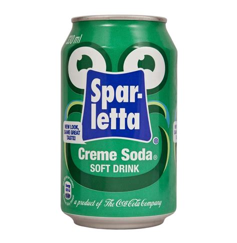 South African Shop Sparletta Creme Soda New 300ml Can