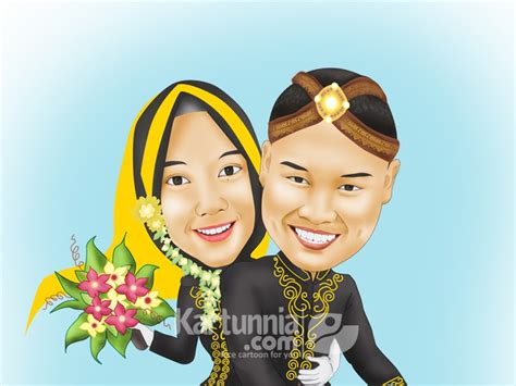 16 Gambar Kartun Pernikahan Adat Jawa Gambar Kartun Hd