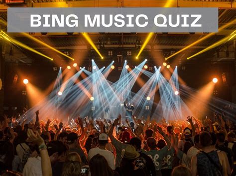 Bing Music Quiz Test Your Knowledge On Bing Quiz