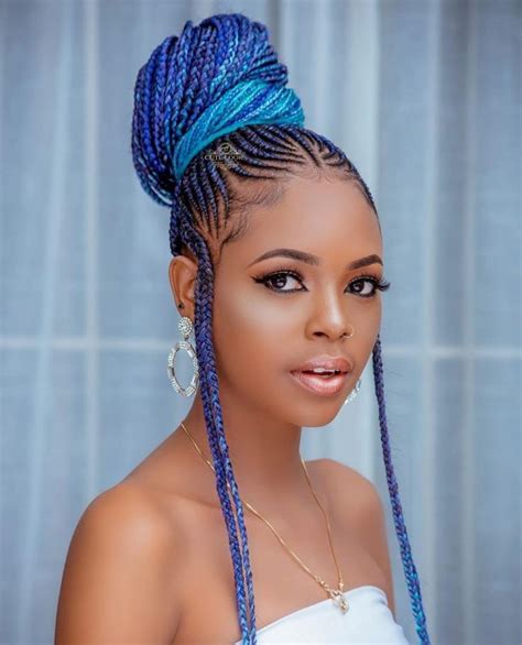 2019 african braided hairstyles trend for new look braided bun hairstyles african hair