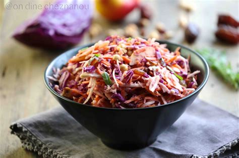 Coleslaw léger à ma façon On dine chez Nanou