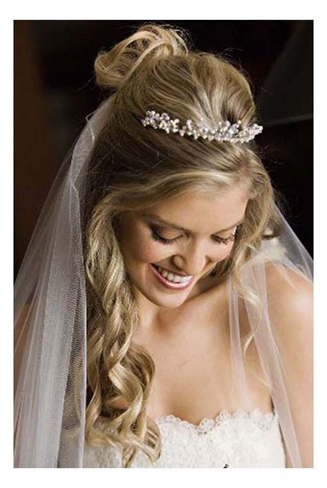 Wedding Hairstyles With Tiara 10 Wedding Hairstyles For Long Hair