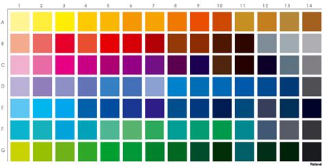 jerome soliz: a Pantone color chart
