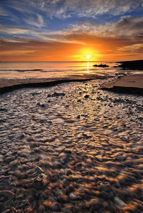 Ocean S Sunrise Stock Image Image Of Coastline Glow 29294431