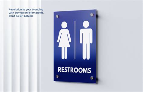 Free School Restrooms Sign Template Download In Word Illustrator