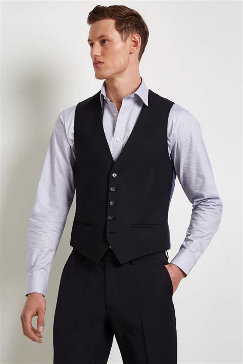 Ted Baker Tailored Fit Black Waistcoat