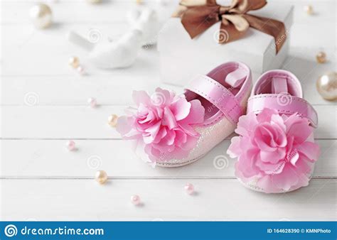 Baby Shoes Baby Birth Accessories Stock Photo Image Of