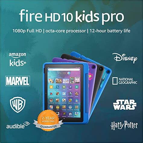 New Fire Hd 10 Kids Pro Tablet For Ages 6 12 101 1080p Full Hd