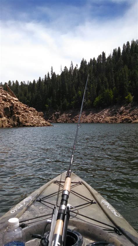 Fishing Blue Ridge Reservoir Az From The Kayak Kayaking Blue Ridge