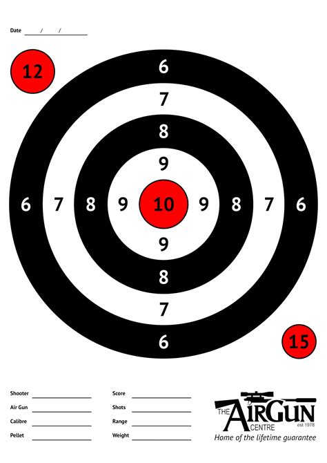 Wolf Army Military Free Printable Targets 12 Reticle 1 Sight