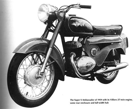 1959 Ambassador Super S With The Villiers 2T 250cc Twin Two Stroke