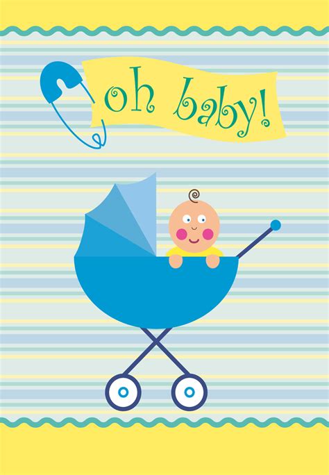 By using these gorgeous set of invitation card, you can be ahead of everyone. Free Printable 'Oh Baby' Greeting Card | Baby Showering ...