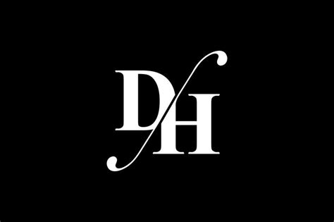 Dh Monogram Logo Design