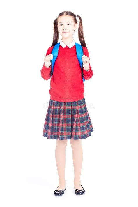 Schoolgirl In Uniform Stock Image Image Of Outfit Elementary 110912695