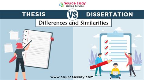 Thesis VS Dissertation Differences And Similarities
