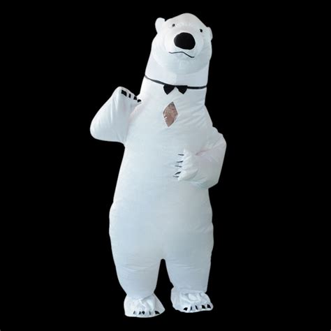 Inflatable Polar Bear Costume Mascot Costumes For Adult Men Polar Bear