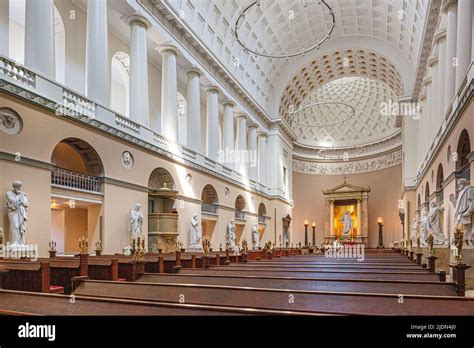 The Interior Of Copenhagen Cathedral The Church Of Our Lady Vor Frue