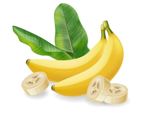 Premium Vector Banana Fruit Isolated