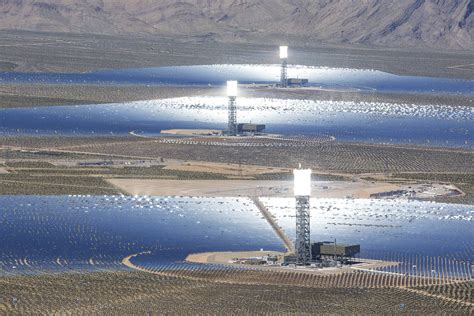 This Is The Ivanpah Solar Power Facility And Its Three Power Towers Pics
