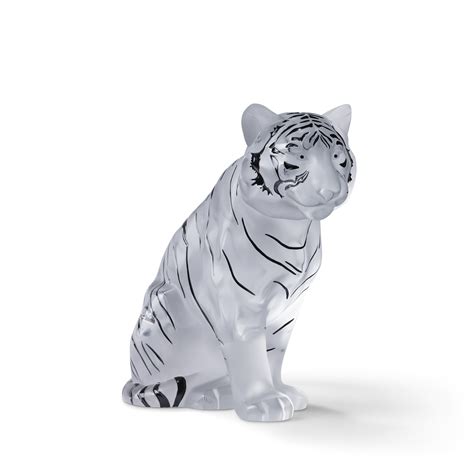 A Limited Edition Lalique Crystal Tiger Figurine Christies