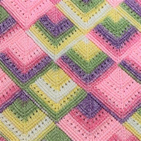 Tunisian Crochet Baby Blanket Pattern Tunisian Crochet Etsy