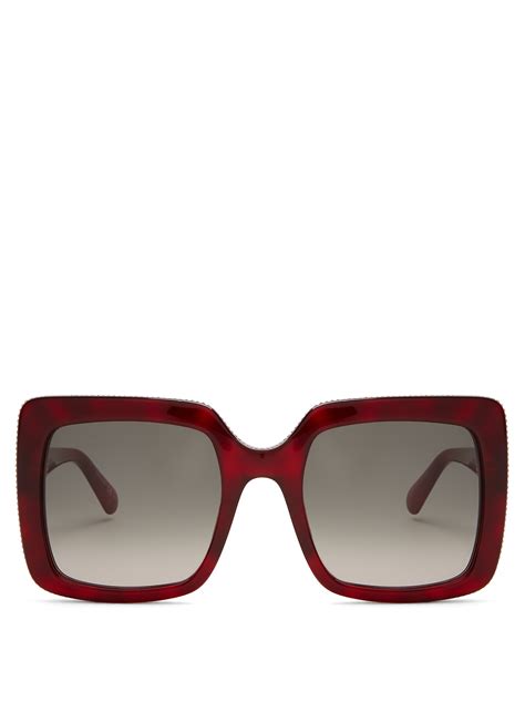 Stella Mccartney Falabella Square Frame Sunglasses 425 From Matches Fashion Mindfood