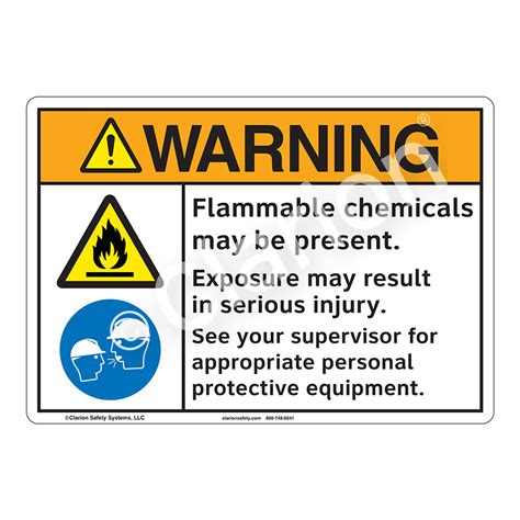 Chemical Hazard Labels Chemical Safety Labels Clarion Safety Systems