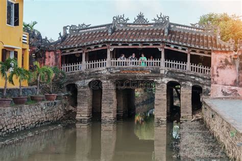 Japanese Covered Bridge Or Cau Temple In Hoi An Ancient Town Vietnam