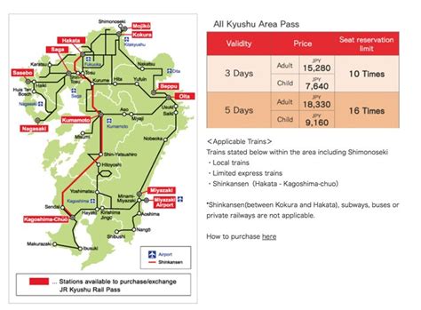 Full Itinerary For Jr Kyushu Rail Pass Cheeserland