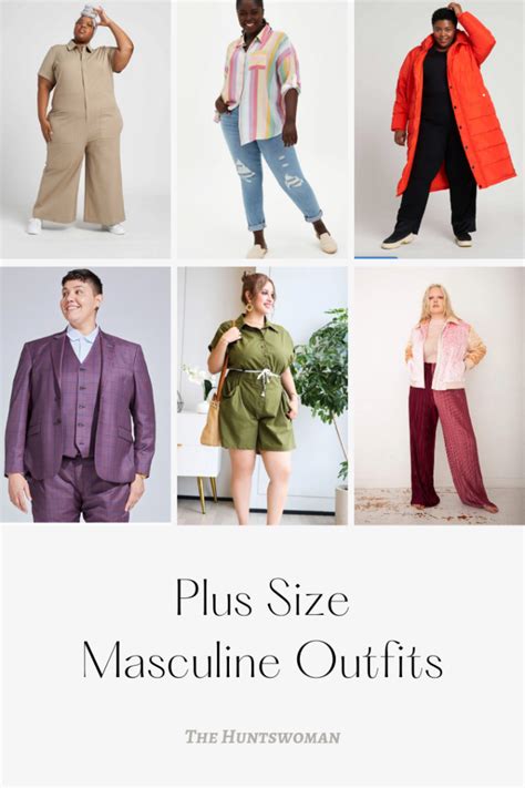 lgbt fashion 30 plus size masculine and androgynous outfits the huntswoman