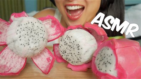 Asmr Dragon Fruit Eating Sounds Sas Asmr Youtube