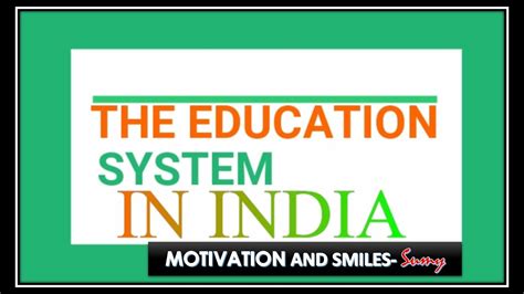 The Education System Of India Stages Of Schooling Youtube