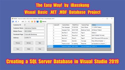 Vb Net The Easy Way How To Connect To Sql Server Database File