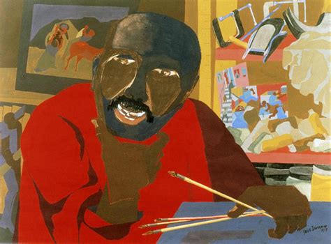 Jacob Lawrence Self Portait African American Artist American Artists