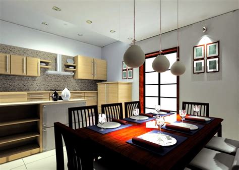 contoh desain ruang makan minimalis modern