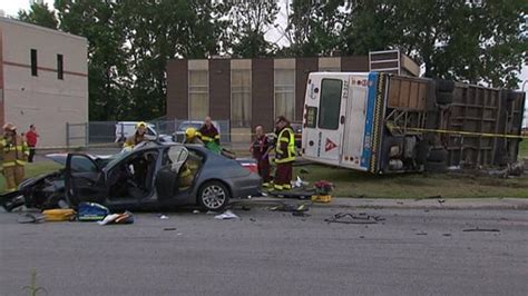 Montreal Bus Crash Kills Injures A Dozen Cbc News