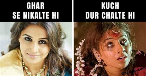 Vidya Balan Funny Pic Bollywood Actress Funny Memes Oh Yaaro